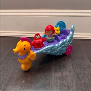 Disney Little Mermaid Ariel's Undersea Friends Little People Musical Carriage
